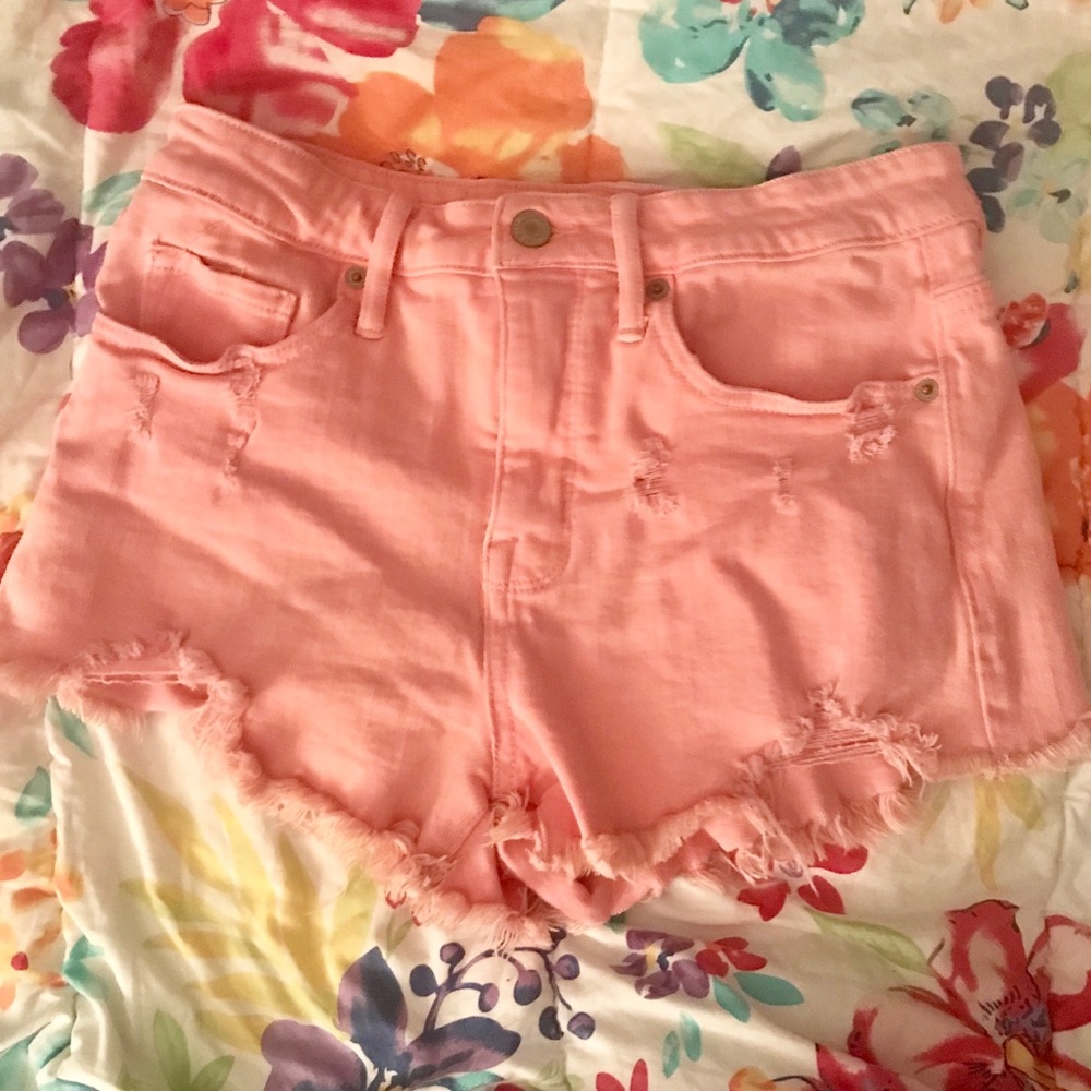 🍉Mosimo Peach Cutoff Short-Shorts